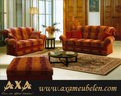 Engelse stijl kwaliteits banken bankstellen stoffen meubelen