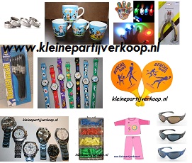Markt- en partijhandel voor markt, braderie, webshop etc.