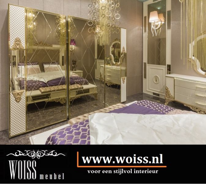 WOISS Meubels Breda Italiaans stijl hoogglans slaapkamer inrichting