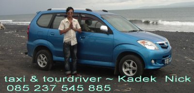 Bali, tour en taxi service