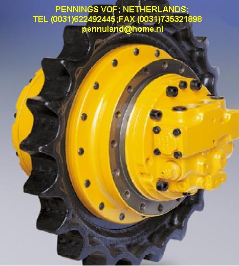 Rupsmotor, rol,sprocket,tandwiel,pomp graafmachine kapot???