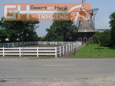 Onverslijtbare kunststof paardenbak omheining rijbak bak	