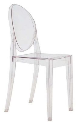 Ghost design stoel, Philippe Starck in Transparant kristal 