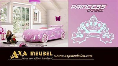 roos kleur roze princess meisjes autobed racebed AXA Meubels