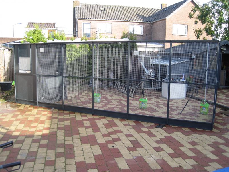 Aluminium voliere's op maat