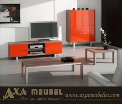 Modern design oranje kleur meubelen den haag breda rotterdam