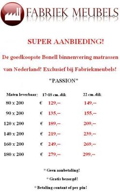 Goedkoopste Topmatrassen van Nederland!