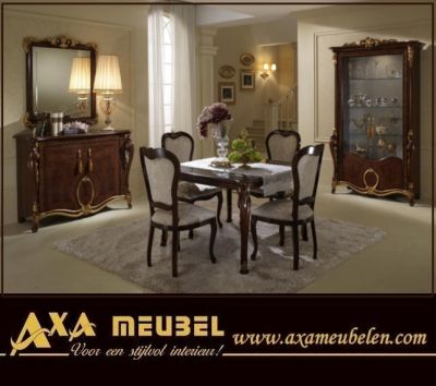 italiaanse hoogglans donatello noten woonkamers WOISS Meubels