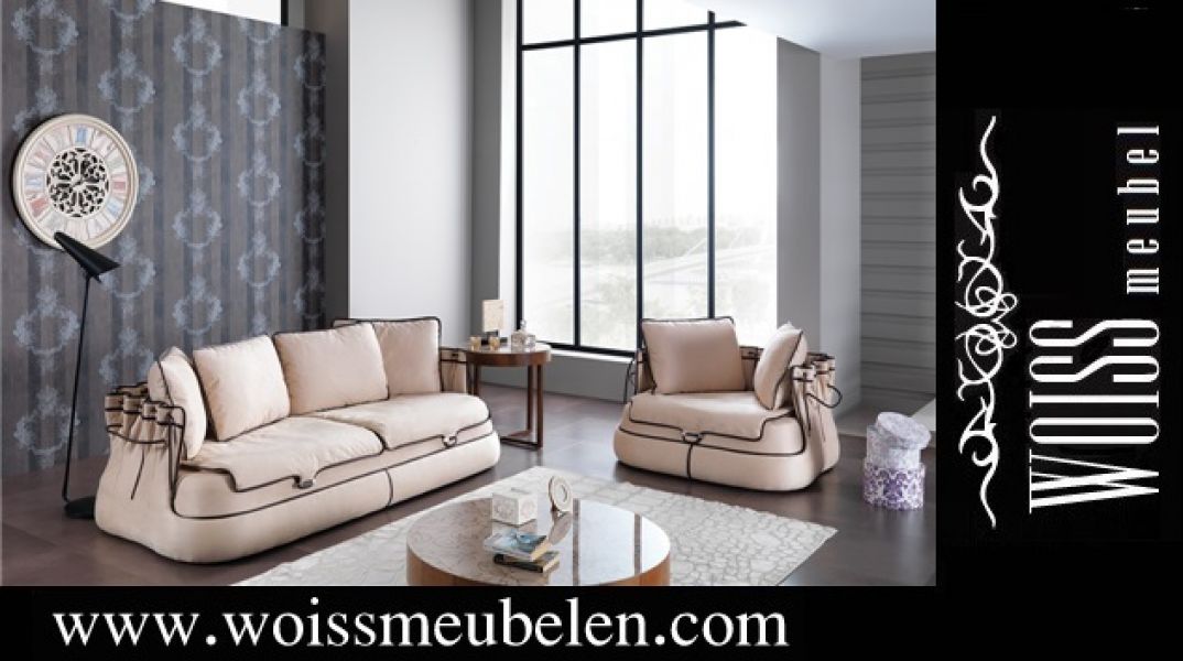 WOISS Meubels onderscheidend bankstel Antwerpen Salon aanbieding