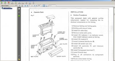 Honda Goldwing GL 1100 Service Manuals.