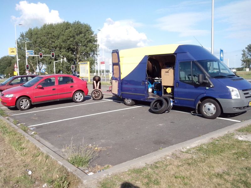  Nieuwe Winterbanden 205 55 16 op locatie gemonteerd 