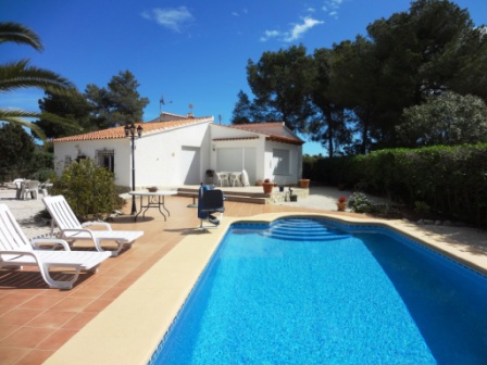 Comfortabele, rolstoel toegankelijke, villa in Javea, Costa Blanca