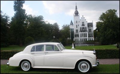TROUWAUTO WITTE ROLLS-ROYCE SILVER CLOUD HUREN VERHUUR