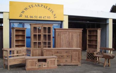 Teakpaleis is gespecialiseerd in teak meubelen 