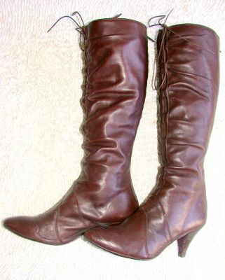 dames lederen laarzen