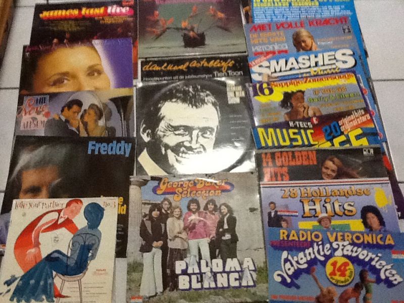 Voor de liefhebbers 70 LP's en 150 singeltjes