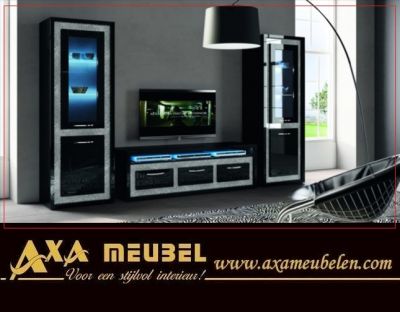 luxe design modern hoogglans wit woonkamers AXA Meubels