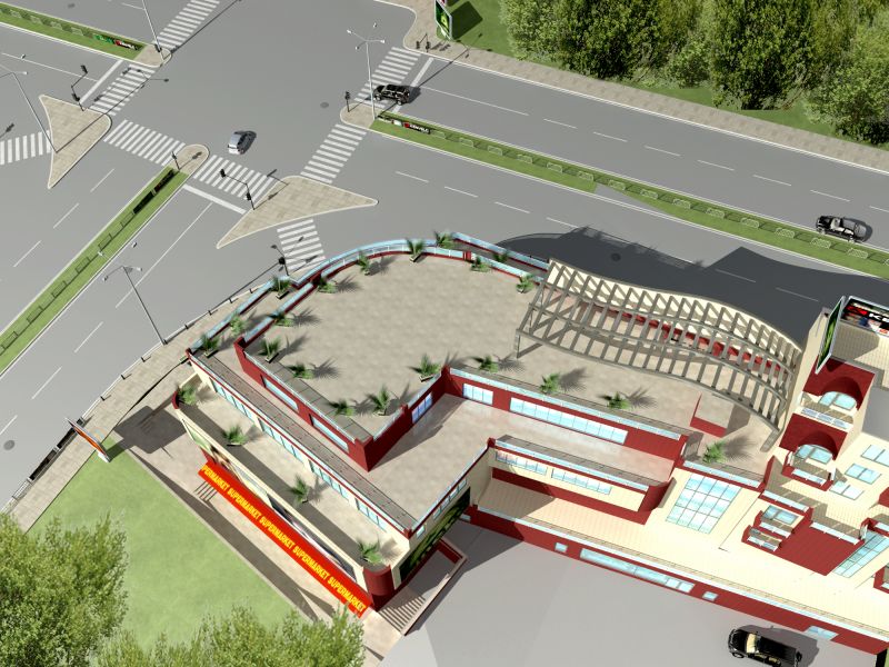 Bulgarije, Dobrich - 4600m2 winkel en business centrum