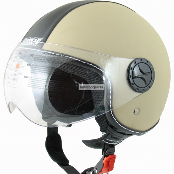 AWAX jethelm Fashion leer bruin NU €59,95