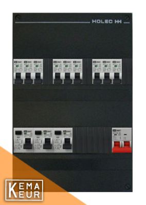 EMAT Groepenkast 4 groepen 1 fase slecht 134,65 ex KEMA-KEUR