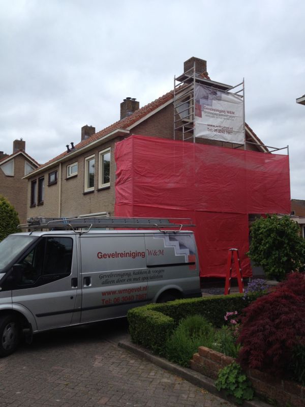 Gevelreiniging, uithakken, voegen, impregneren