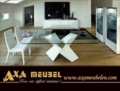 hoogglans sapphire wit woonkamers kasten AXA Meubelen Breda