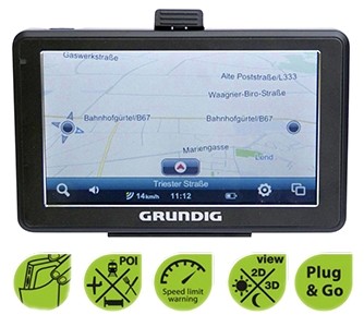 Navigatiesysteem - Grundig M5