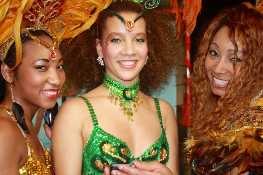 Samba-show, Samba-danseressen Samba Brazil