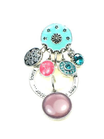 Zeer mooie vrolijk gekleurde oorclips