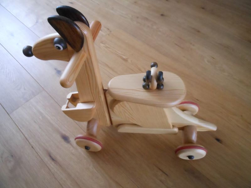 Houten loopfiets Kangaroe