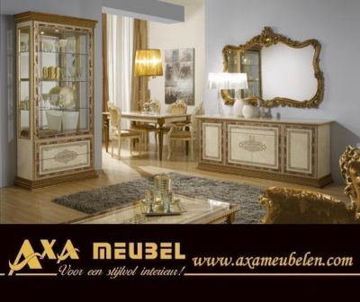 Complete inboedels goud beige kleur AXA Meubelen rotterdam