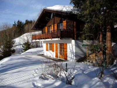 Zwitserland/Wallis: 6 pers. chalet te huur in Bluche bij Crans Montana