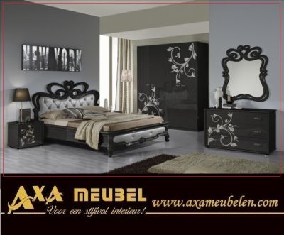 klassieke barok complete slaapkamer inrichting AXA Meubelen