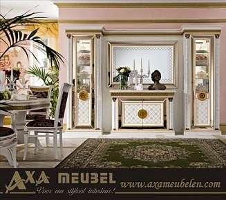 NIEUW model inboedel italiaans hoogglans versace AXA meubels
