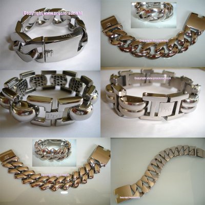 Rvs chirurgisch (316L) staal armbanden STUNTPRIJZEN