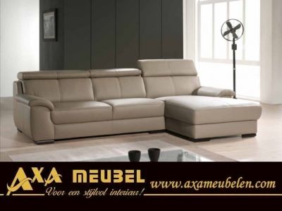 tiffany lederen belform hoek banken bankstellen AXA Meubelen