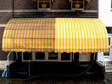 Schoonmaken zonnescherm reinigen markiezen Directsun Schoonmaak