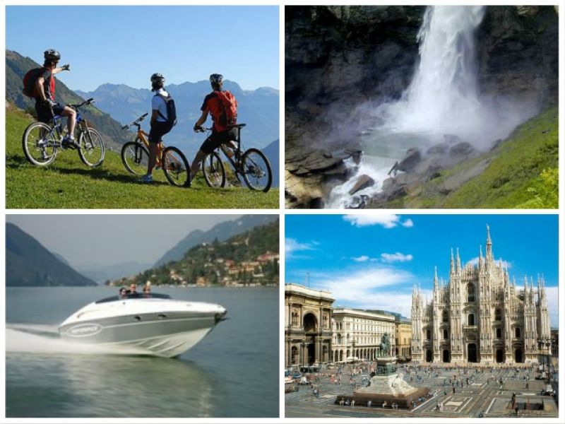 Vakantie, Luganomeer, Italie