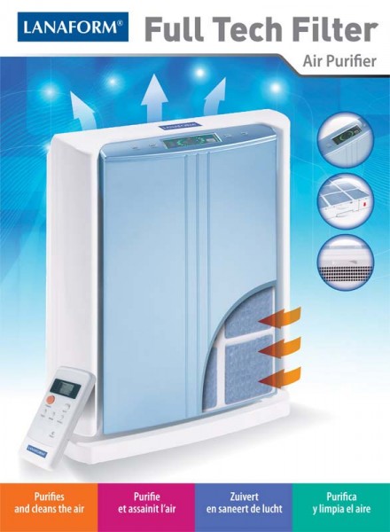 Full Tech HEPA UV ionisator Luchtreiniger