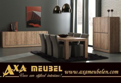 baltic eik recor woonkamer kast balto AXA Meubelen Rotterdam