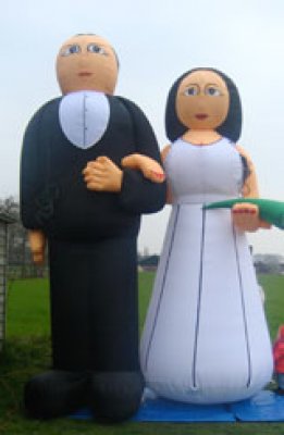 abraham sarah baby bruidspaar opblaas huur