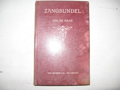 Zangbundel Joh. de heer