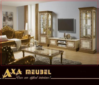 Complete inboedels goud beige kleur AXA Meubelen rotterdam