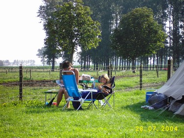 Seizoenplaats op Zeeuwse boerderijcamping Oud-Heille