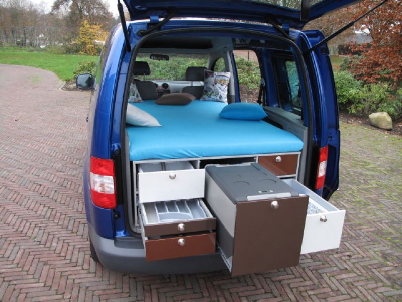 MAC Box, Modulaire Auto Camperbox (keuken & bed modules)