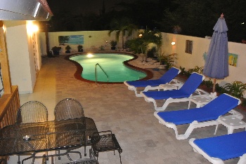 Vakantie villa op zonnig Aruba.