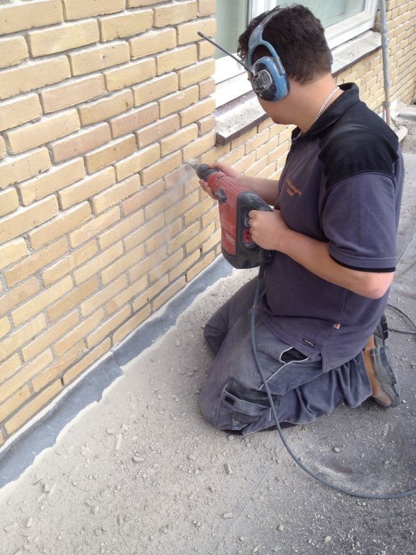 Gevelreiniging, uithakken, voegen, impregneren