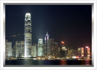 Posters in design-lijsten met full background led verlichting, slechts 11mm.dik