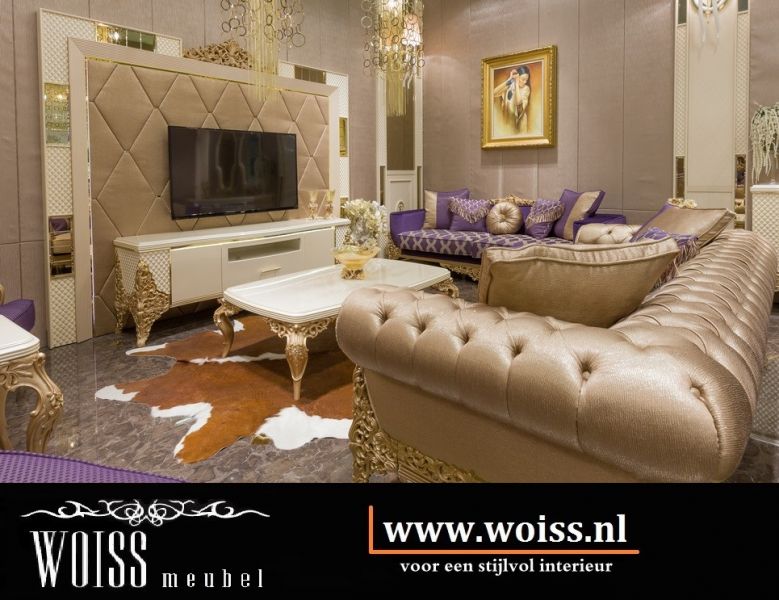 Complete inboedel woonkamer inrichting WOISS Meubel Breda