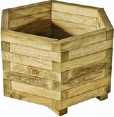 Bloembak zeskant  90x40cm €49,99